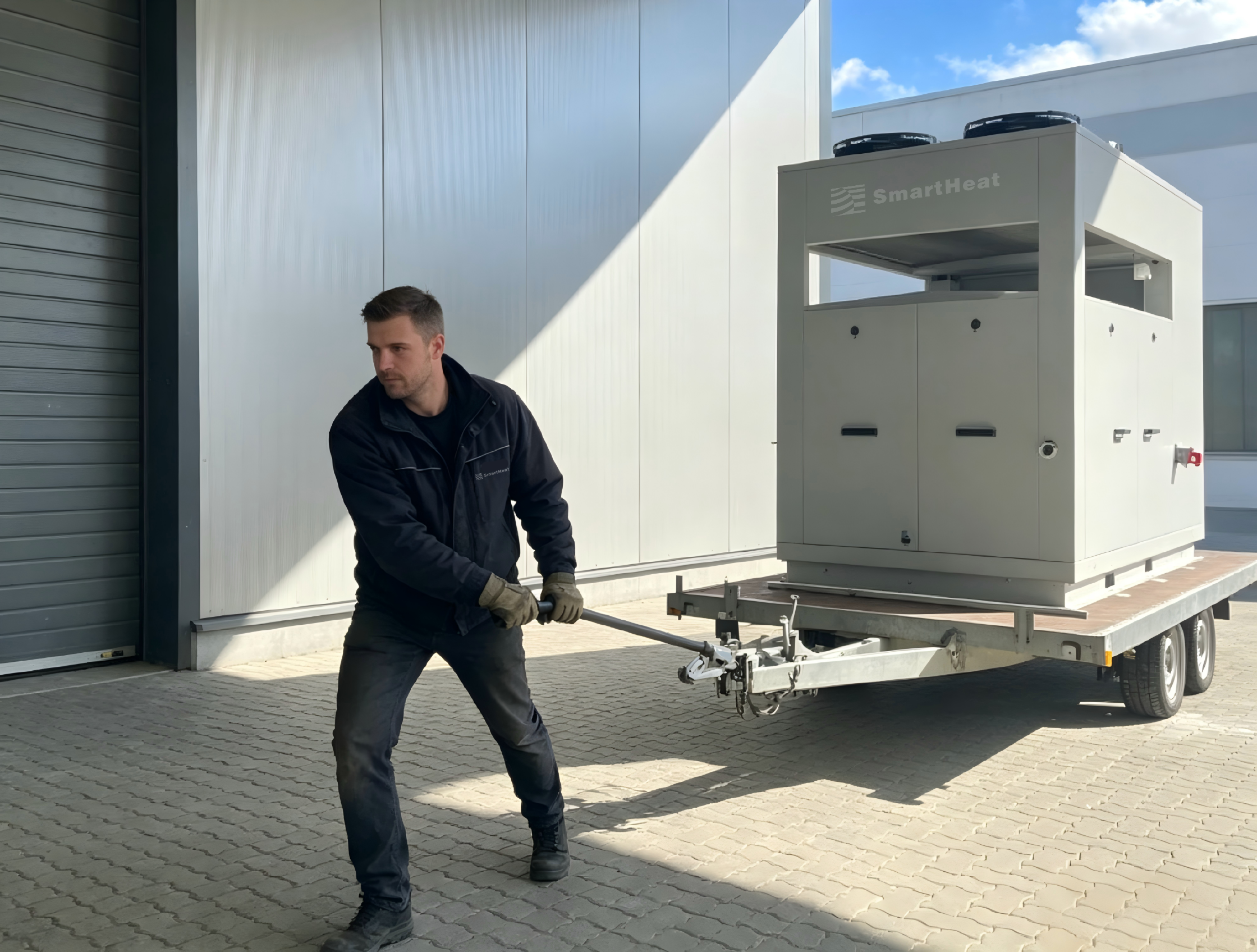 SmartHeat aero MOVE mobile heating and cooling unit