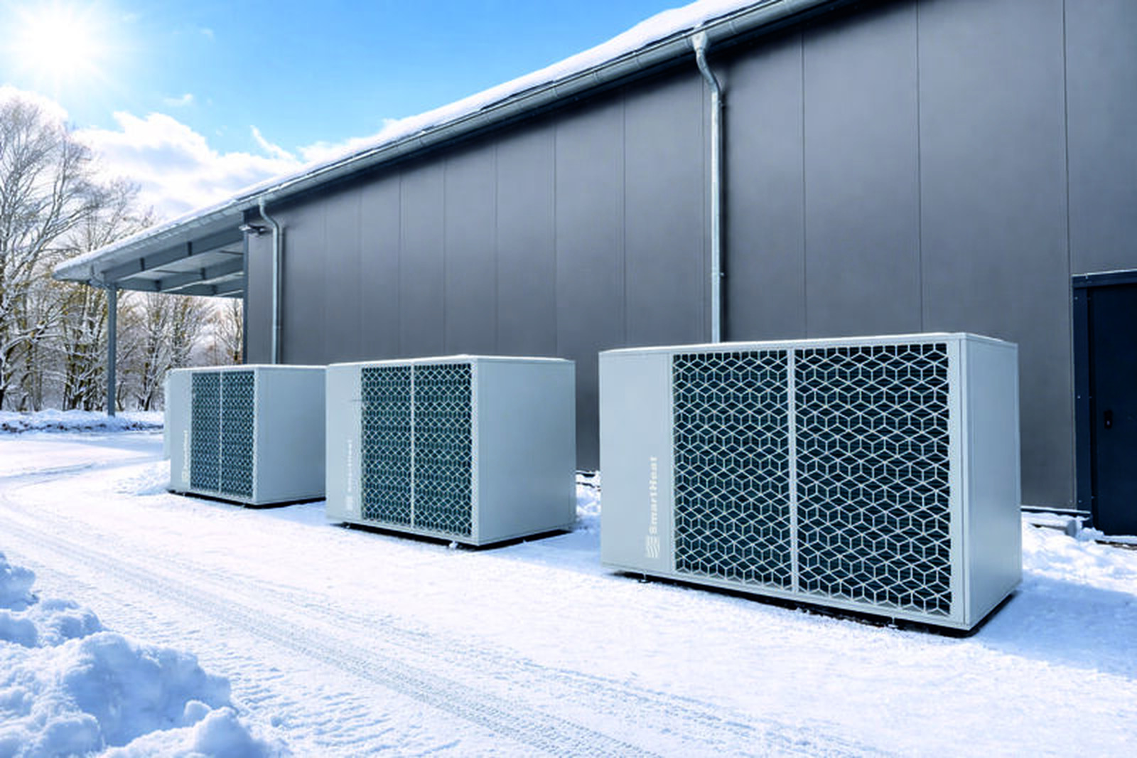 SPARTEK Energy heat pump snow installation