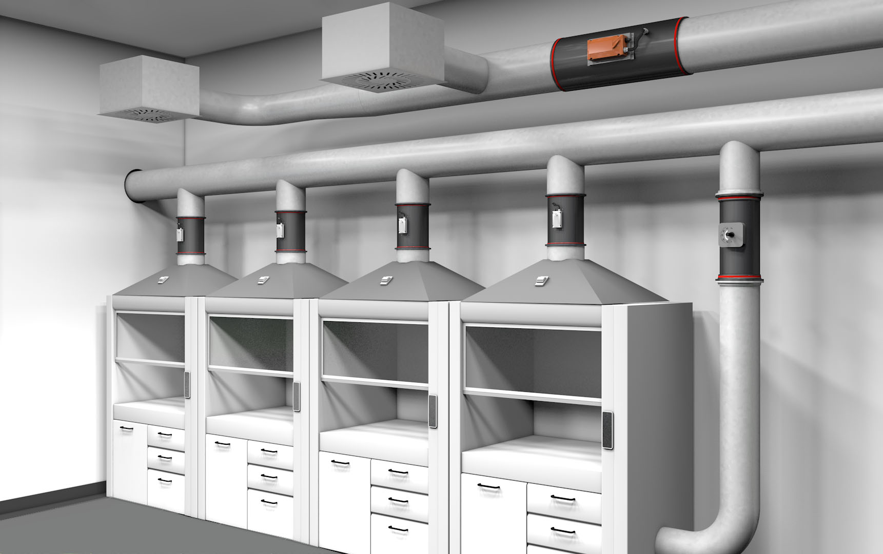SPARTEK Industrial laboratory ventilation system